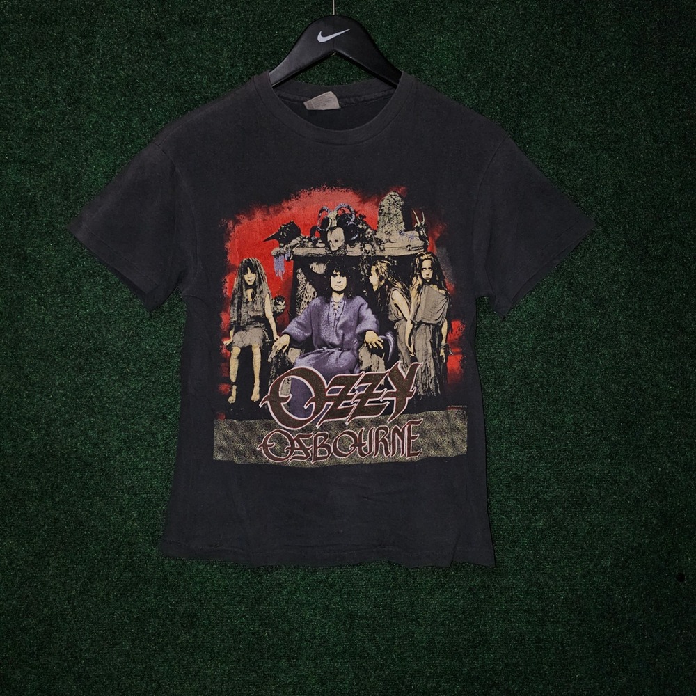 Vintage 1988 Ozzy Osbourne band tee No Rest For The Wicked Tour T Shirt - Picture 1 of 6